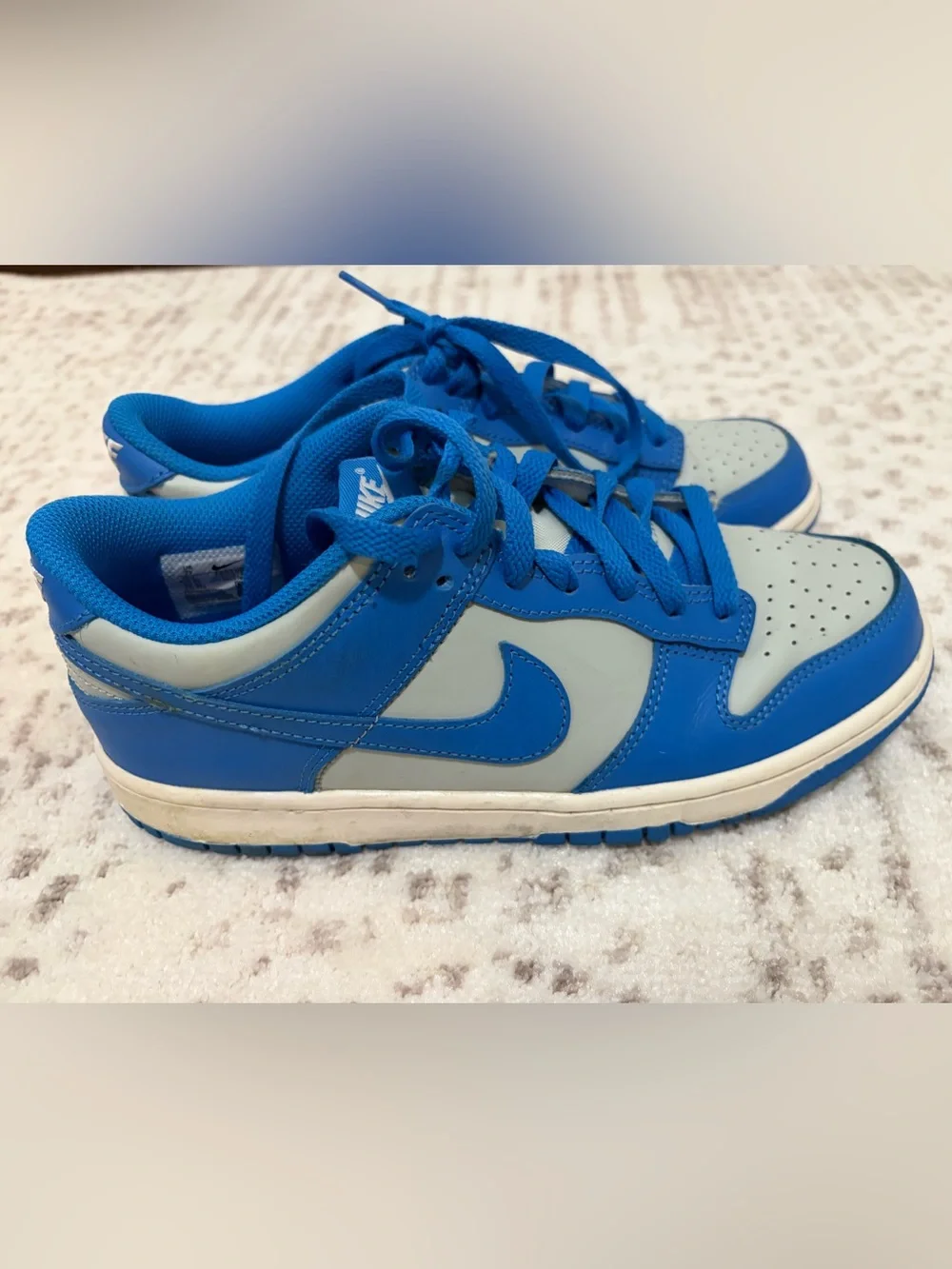 Nike Dunk Low Youth 7 Detroit Lions grey/blue